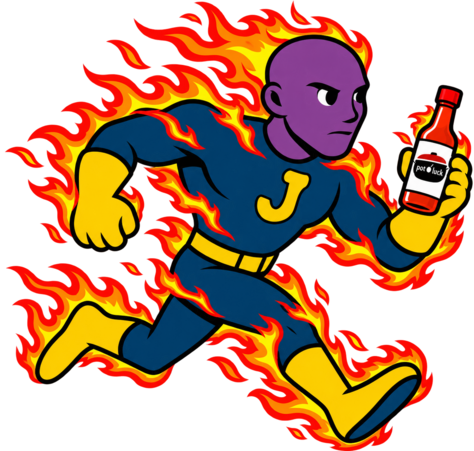 Alien Hot Sauce Crazy Jumper Edition bottle label